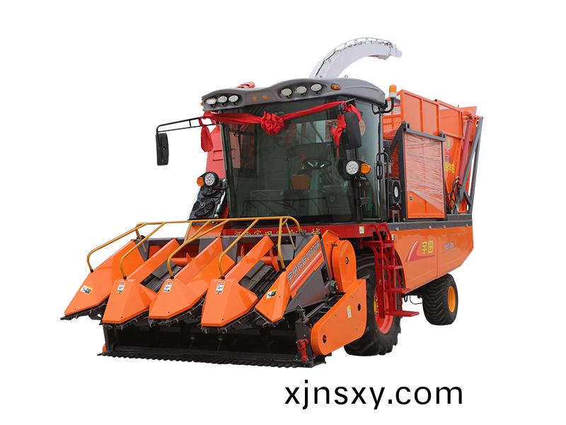 4YZB-4A2自走式(shi)穗莖兼收玉米收穫機