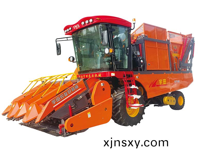 4YZB-4B自走式(shi)穗莖兼收(shou)玉米收穫機