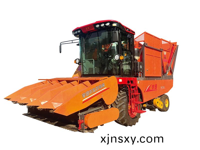 4YZB-5B自走式穗莖兼收玉米(mi)收穫機