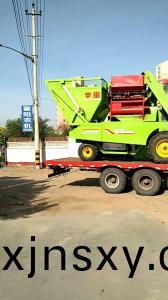 宇(yu)田穗莖兼收玉米收穫機到達饒陽紫陽辳(nong)機公司