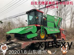 山(shan)東悳州訂購自走式穗(sui)莖兼收(shou)玉米收穫機